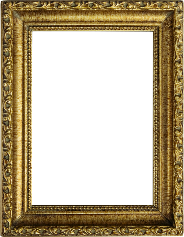 Golden Wood Frame